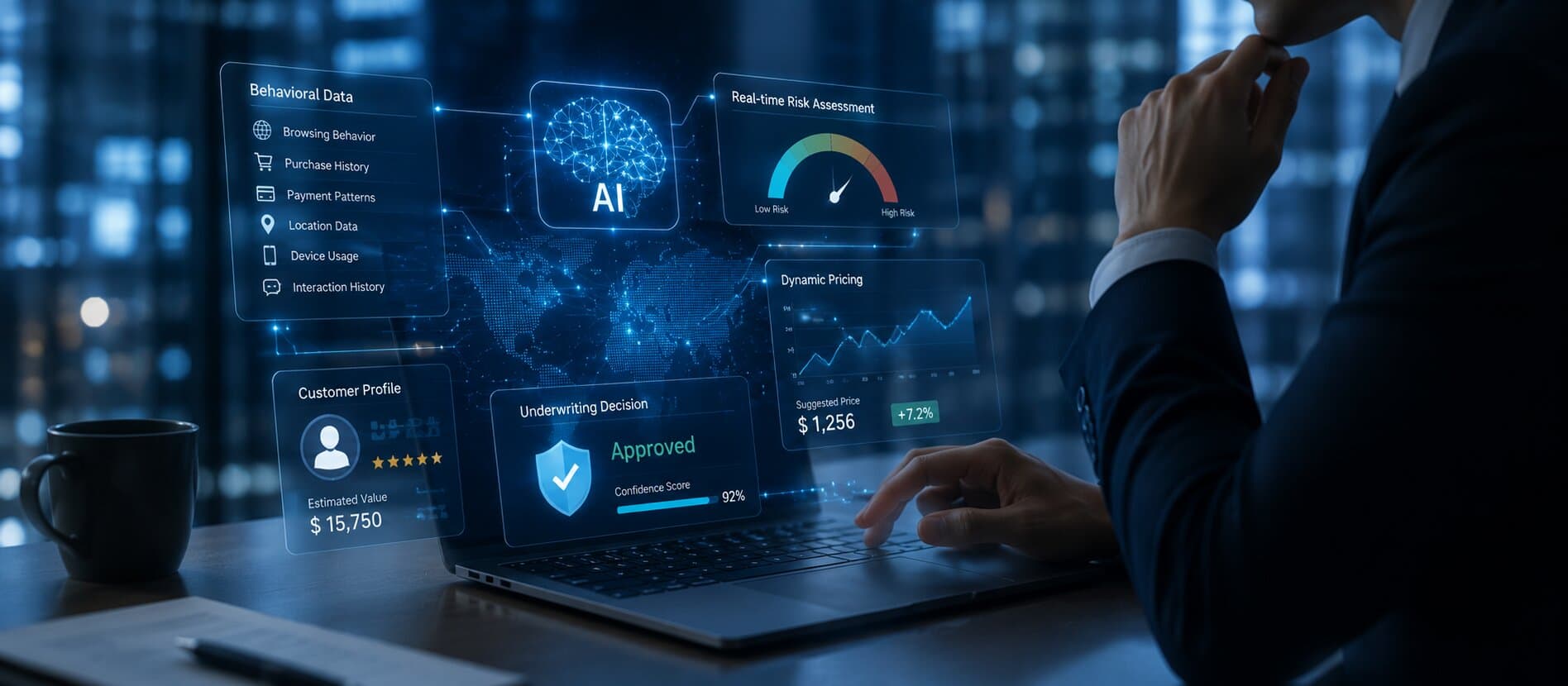 The Death of the ‘Standard’ Policy: Generative AI for Behavioral Underwriting & Real-Time Pricing